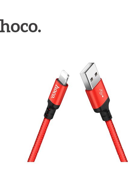 iPhone X/8/8 Plus Vb. Için X14 Times Speed ​​lightning 8pin Veri Senkronizasyonu Şarj USB Kablosu-Kırmızı (Yurt Dışından) modelleri