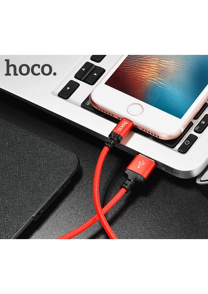 iPhone X/8/8 Plus Vb. Için X14 Times Speed ​​lightning 8pin Veri Senkronizasyonu Şarj USB Kablosu-Kırmızı (Yurt Dışından) indirimleri