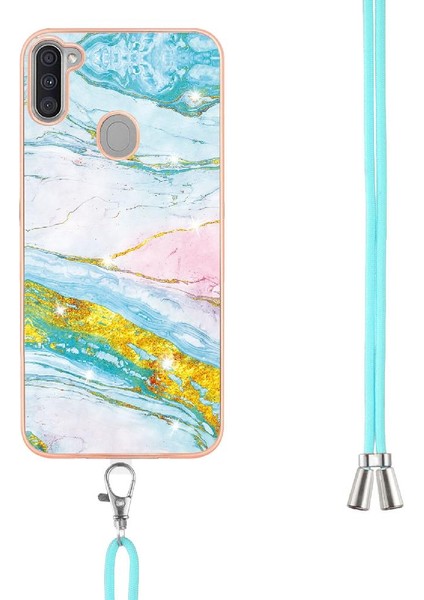 Samsung Galaxy A11 Mermer Tampon Anti-Scratch Yumuşak Crossbody (Yurt Dışından) fırsatları