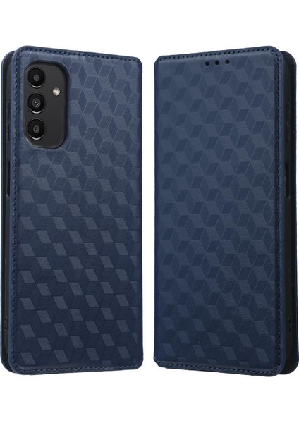 Samsung Galaxy A14 4g/5g Pu Deri Manyetik Kapatma 3D Desen (Yurt Dışından)