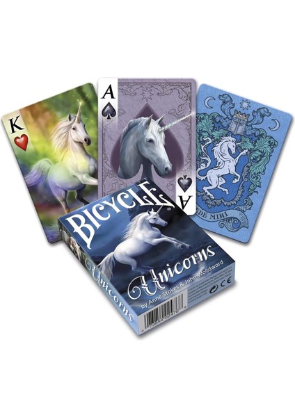 Anne Stokes Unicorns Premium Koleksiyonluk İskambil Oyun Kağıdı Kartları fırsatları