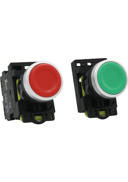 1no Anlık Yaylı Buton Kırmızı (10 Adet)