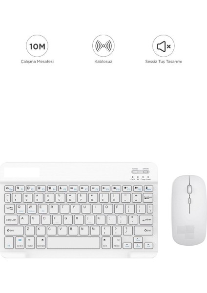 Tmk-04 Bluetooht Kablosuz Klavye Mouse Seti