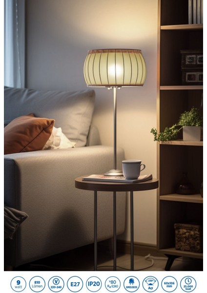 RTL01113-5 Rother A60 LED Ampul 9W E27 810 Lümen 4000K Gün Işığı Enerji Tasarruflu Ampul 5 Adet modelleri