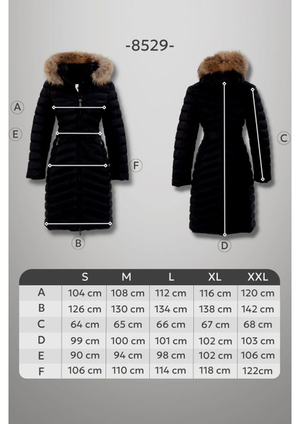 Kadın Lacivert Uzun Çıkarılabilir Kürk Kapüşonlu Dolgulu Bel Kemerli Su Itici Şişme Mont 8529 indirimleri