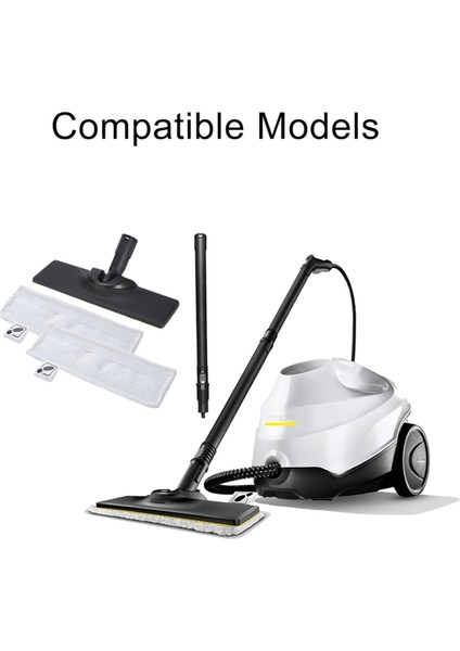 Karcher Sc1 Sc2 Sc3 Sc4 Sc5 Buharlı Temizleyici Aksesuarları Için Zemin Fırçası Başlığı Nozulu ve Uzatma Çubuğu ile Zemin Bezi (Yurt Dışından) fırsatları