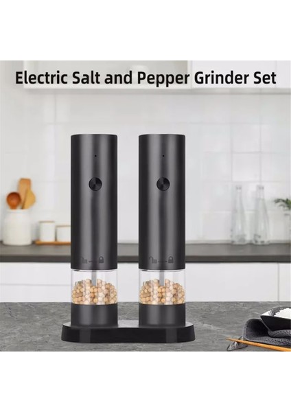 Elektrikli Tuz ve Karabiber Öğütücü Şarj Edilebilir Otomatik Baharat Kırıcı Mutfak Pişirme Öğütme Aracı (Yurt Dışından) fırsatları