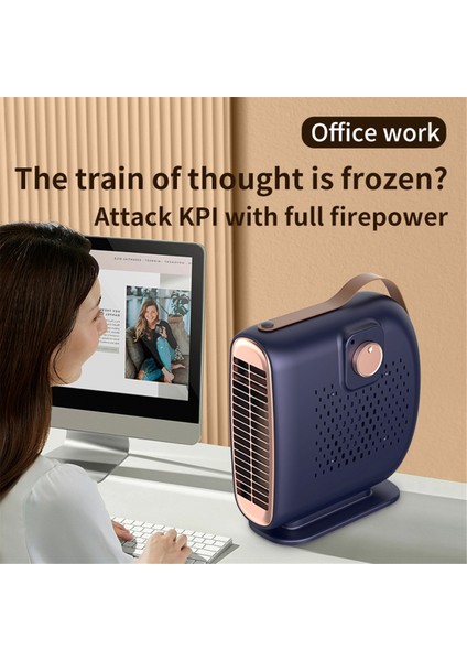 Taşınabilir Elektrikli Isıtıcı 800W Alan Isıtıcısı Ptc Hızlı Isıtma Otomatik Sabit Sıcaklık Ofis Ev Mavi (Ab) (Yurt Dışından) modelleri