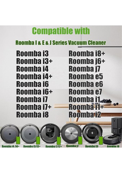Irobot Roomba E, I ve J Serisi I2 I3 I3+I4 I4+ I6 I6+ I7 I7+ I8 I8+ Plus E5 E6 E7 Fırça Filtreleri Için Yedek Parçalar (Yurt Dışından) fiyatları