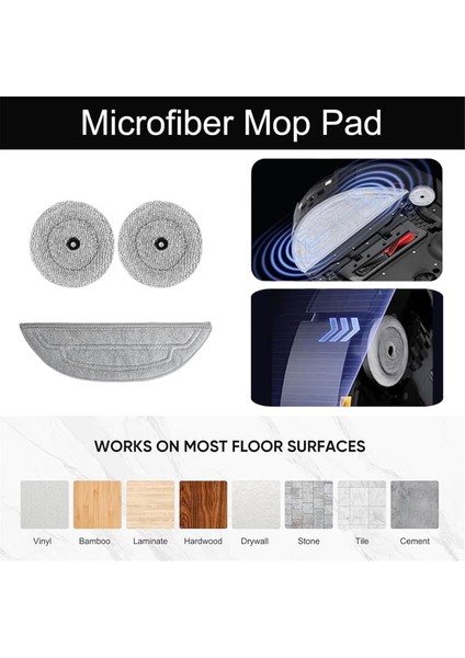 Roborock Saros 10/G30 Robot Süpürge Yedek Takımı Için 30 Adet Ana Yan Fırça Hepa Filtreleri Paspas Bezleri Toz Torbaları (Yurt Dışından) indirimleri