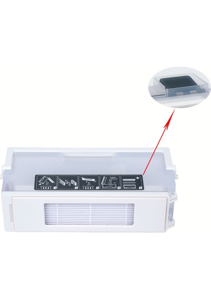 Ecovacs Deebot T9 Max + Elektrikli Süpürge Yedek Parçaları Toz Kutusu Elektrikli Süpürge Robot Aksesuarları Için Uygundur (Yurt Dışından) modelleri