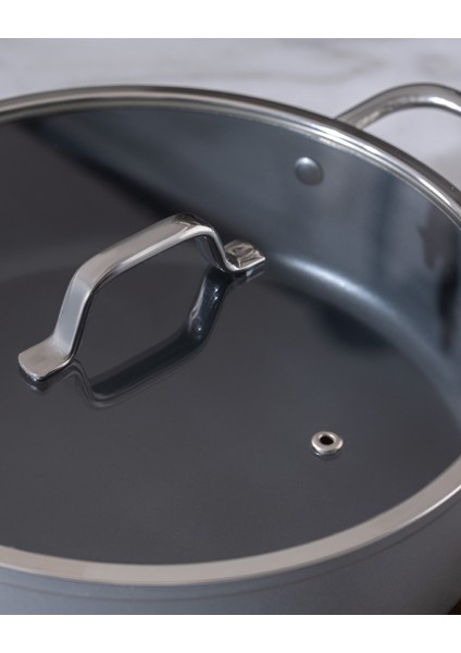Titanium Profesional Karnıyarık Tenceresi - Antrasit - 26 Cm indirimleri