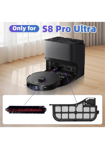 Roborock S8 Pro Ultra Için Su Filtresi ve Temizleme Fırçası Montaj Aksesuarları, Robot Süpürge Yedek Parçaları (Yurt Dışından) indirimleri