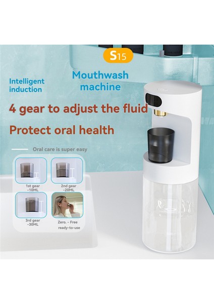 Otomatik Ağız Suyu Dispenseri, 500ML Temassız Duvara Monte ve Tezgah Üstü, Manyetik Bardaklarla Çocuklar ve Yetişkinler Için Siyah (Yurt Dışından) modelleri