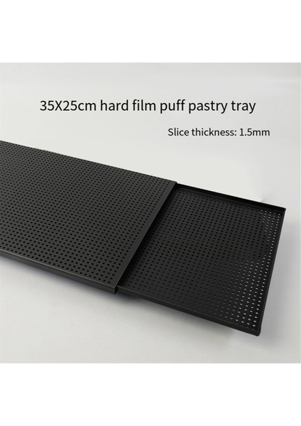 Milföy Hamuru Pişirme Tepsisi Genleşme Önleyici Delikli Pişirme Tepsisi Sert Anodize Ticari Alüminyum Alaşımlı Pişirme Tepsisi A (Yurt Dışından) fiyatları