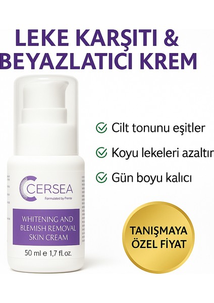 Botoks Etkili Kırısıklık Kremi 50 ml + Beyazlatıcı Leke Karsıtı Krem 50 ml fiyatları