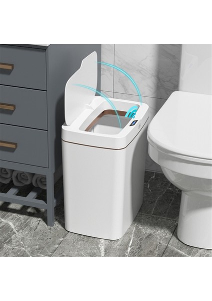 Çöp Kutusu Temassız Sensörlü Çöp Kutusu Mutfak ve Banyo Dar Alan Çöp Kutusu Ev Temizlik Malzemeleri Yeşil (Yurt Dışından) indirimleri