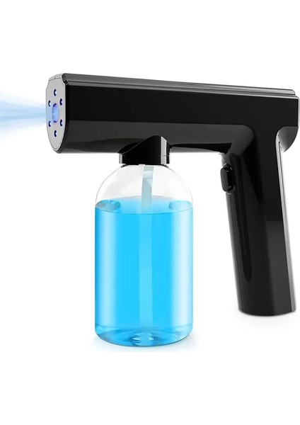 Berber Su Sisleyici Kablosuz Elektrikli Sisleyici Su Buhar Sis Dezenfeksiyon Bahçe Sisleme Aleti Siyah (Yurt Dışından)