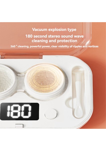 Kontakt Lens Temizleme Ultrasonik Temizleme Makinesi Dört Blok Sabit Zamanlı Taşınabilir Göz Bebeği Temizleme Cihazı A (Yurt Dışından) fırsatları