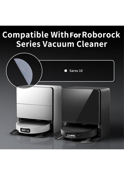 Roborock Saros 10R Robot Süpürge Için Yıkanabilir Paspas Pedleri, Mikrofiber Paspas Pedleri Yedek Paspas Pedleri (Yurt Dışından) modelleri