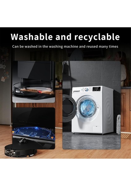 Roborock Saros 10R Robot Süpürge Için Yıkanabilir Paspas Pedleri, Mikrofiber Paspas Pedleri Yedek Paspas Pedleri (Yurt Dışından) indirimleri