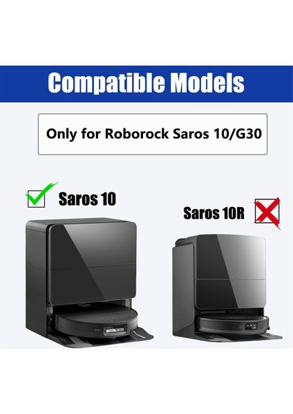 Roborock Saros 10 / G30 Robot Süpürge Yedek Ana Yan Fırça Hepa Filtre Toz Torbaları Için 13 Adet Aksesuar Seti (Yurt Dışından) modelleri