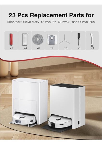 Roborock Qrevo Maxv/qrevo Pro/qrevo S/qrevo Plus Robot Süpürge Parçaları Için Yedek Aksesuarlar (Yurt Dışından) fırsatları