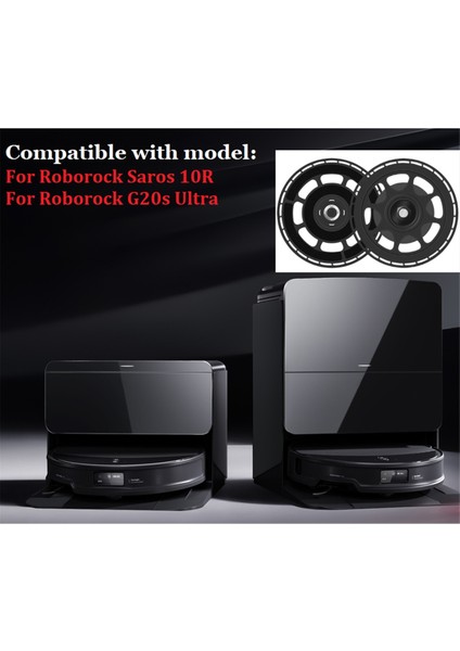 Roborock G20S Ultra / Roborock Saros 10R Robot Süpürge Parçaları Için 2 Adet Yedek Paspas Tutucu Paspas Pedleri Standı (Yurt Dışından) fiyatları