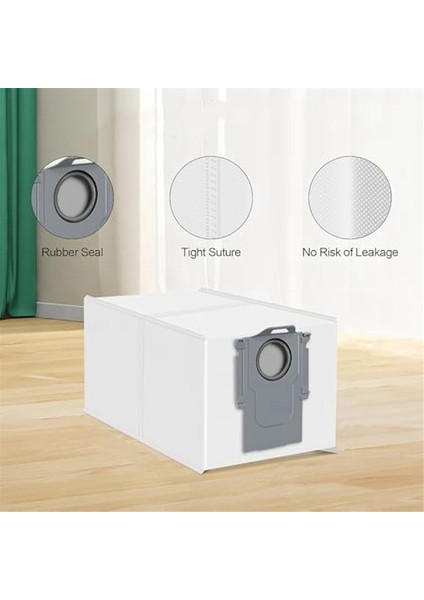 Roborock Q Revo/qrevo S/qrevo Pro/qrevo Plus/qrevo Master/qrevo Curv/s8 Maxv Ultra/saros 10/saros 10R Için 24 Toz Torbası (Yurt Dışından) modelleri