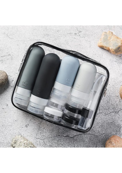 17 Parça Seyahat Şişeleri Seti, Tuvalet Malzemeleri Saç Kremi, Vücut Yıkama Aksesuarları Için Sızdırmaz Silikon Sıkılabilir Kaplar (Yurt Dışından) modelleri