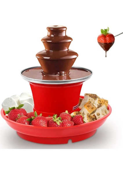 Mini Çikolata Çeşmesi Makinesi Ayrılabilir Mini Nostalji Eriyen Çikolata Fondü Noel Cadılar Bayramı Gecesi Abd Fişi (Yurt Dışından) modelleri