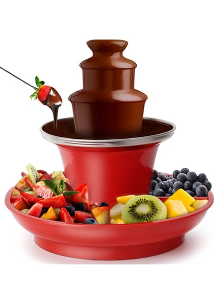 Mini Çikolata Çeşmesi Makinesi Ayrılabilir Mini Nostalji Eriyen Çikolata Fondü Noel Cadılar Bayramı Gecesi Abd Fişi (Yurt Dışından) fırsatları