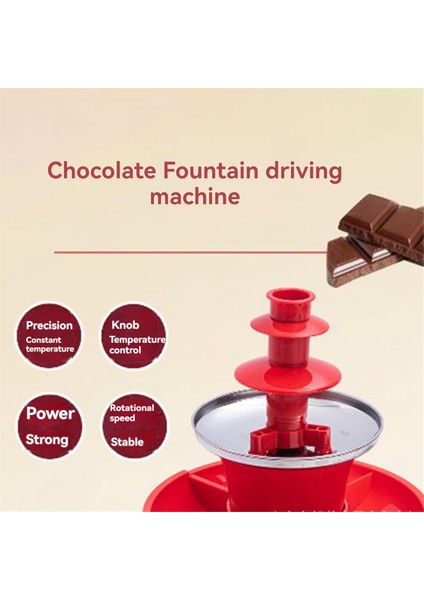 Mini Çikolata Çeşmesi Makinesi Ayrılabilir Mini Nostalji Eriyen Çikolata Fondü Noel Cadılar Bayramı Gecesi Abd Fişi (Yurt Dışından) indirimleri