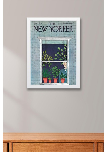 The New Yorker Çerçeveli Tablo October 2 1971 - Pencere Tablosu fiyatları