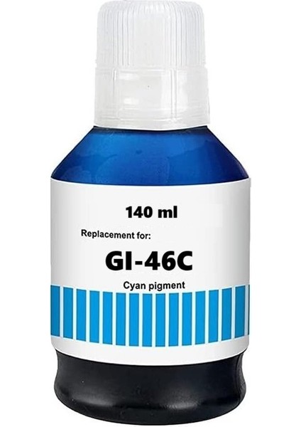 Gı-46 Canon Maxify GX6050 /GX6040 Yazıcı Uyumlu 175 ml Siyah 145 ml Renkliler 4 Renk Muadil Mürekkep Seti indirimleri