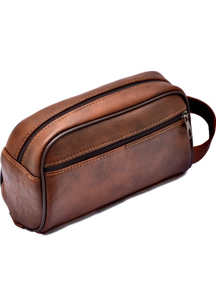 Forest Antik Taba Hakiki Deri Erkek El Çantası - Spor - Seyahat- Günlük - Traş- Bakım fiyatları