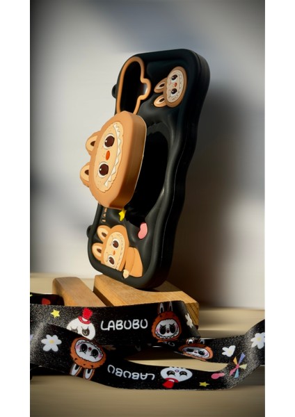 iPhone 16 Labubu Premium Kılıf & Lanyard Seti – Koleksiyonluk Tasarım