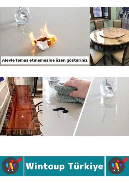 Iz Bırakmaz Kolay Temizlenir Mobilya Tezgah Zemin Çizilme Önleyici Yapışkanlı Şeffaf Koruyucu Film fırsatları