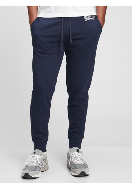 Erkek Lacivert Gap Logo Fleece Jogger Eşofman Altı fırsatları