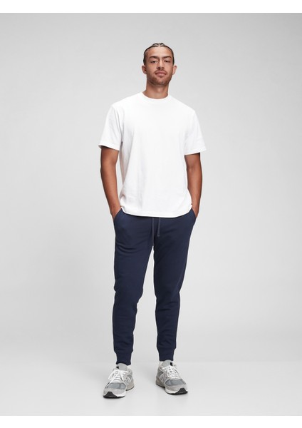 Erkek Lacivert Gap Logo Fleece Jogger Eşofman Altı