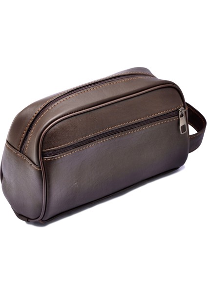 Forest Kahverengi Hakiki Deri Erkek El Çantası - Spor - Seyahat- Günlük - Traş- Bakım fiyatları