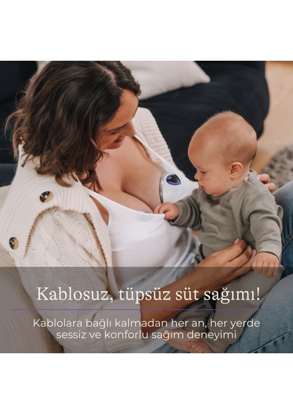Giyilebilir Çiftli Göğüs Pompası