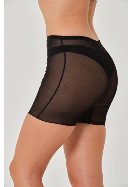 Fasano Model Hava Alan Yüksek Bel Transparan Şort Korse fiyatları