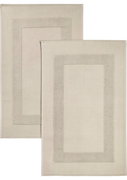 Bernini %100 Pamuk 50X80 2'li Ayak Havlusu - Somon
