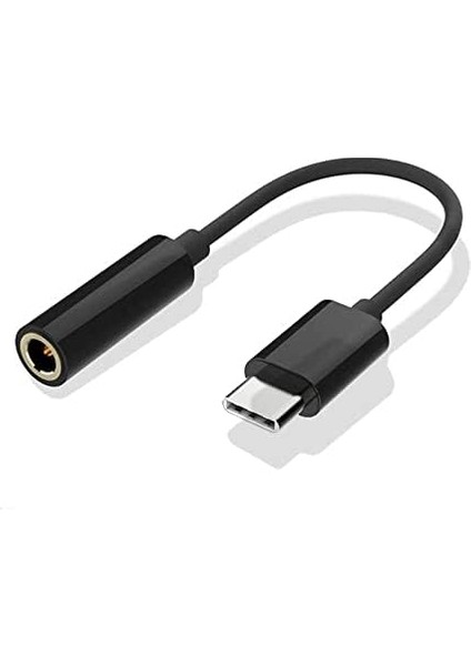 Trend Type C To 3.5mm Stereo Kulaklık/aux/şarj Dönüştürücü Adaptör Siyah modelleri