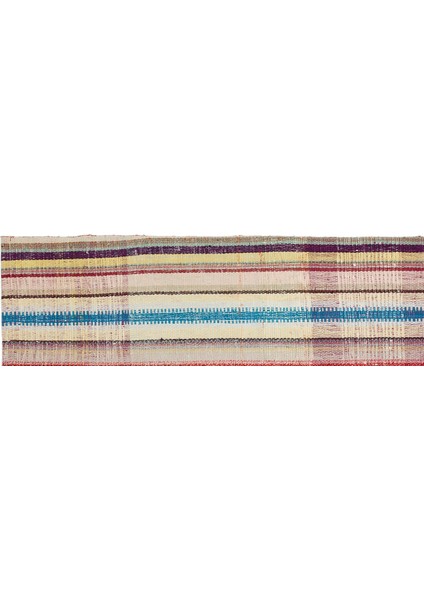 Teselya Bej Çizgili Yün Modern Desenli Yün Hav Toz Vermez Leke Tutmayan Salon Yolluk Mutfak El Dokuma Halı fırsatları