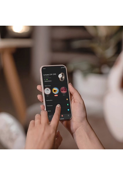 LW-245 Ios ve Android Uyumlu Akıllı Saat Gold modelleri