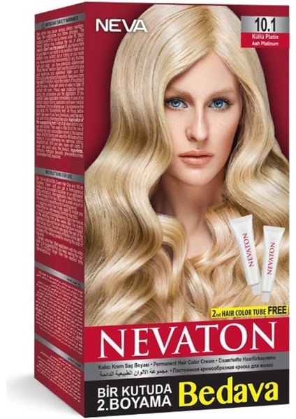 Küllü Platin Saç Boyası Seti 10.1