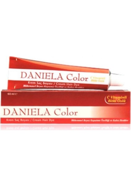 Danıela Color Saç Boyası Tüm Tenkler / Oksidan+Eldiven+Önlük