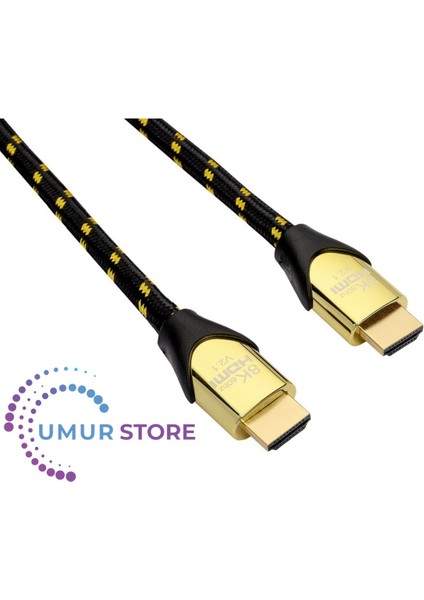 8k60 2 Metre Hdmı 2.1 48 Gbps 8k Ultra Hd Premium Sertifikalı 8k 60hz 4320p 4k 120hz 2160p 26 Awg D-Hdr Hdcp 2.3 Earc Destekli indirimleri